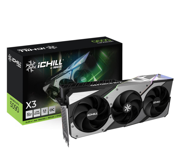 INNO3D GeForce RTX 5090 iCHILL X3 32GB GDDR7 DLSS4 - 1319121 - zdjęcie